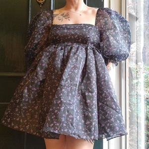 Selkie 80s Ditzy Puff Dress
